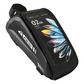 🚴 50% OFF NOW! 💧 Water-Resistant Large Capacity Bicycle Bag – Touch-Sensitive Phone Pouch, Slim Top-Tube Design & Dual Zippers 📱
