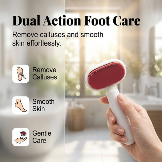 🦶 Smooth Heels, Ready for Sandals – Double-Sided Foot Scraper with Coarse & Fine Sides. 50% Off. UK Stock