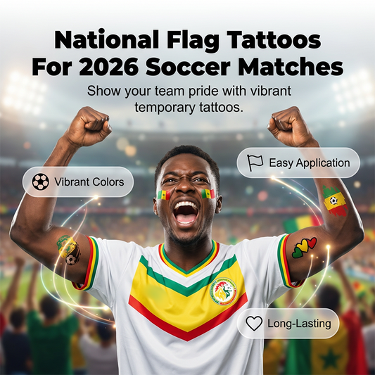 National Flag Tattoos For 2026 Soccer Matches