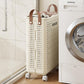 🔥New Hot Selling❤️‍🔥  Collapsible Laundry Basket with Wheel & Handle