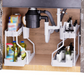 2-Tier Under Sink Organizer with Sliding Drawer