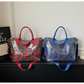Women's Plaid PVC Tote Bag