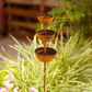 3-Tier Rustic Metal Bird Feeder & Drinker Stake