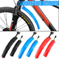 Bicycle retractable mudguard