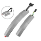 Bicycle retractable mudguard