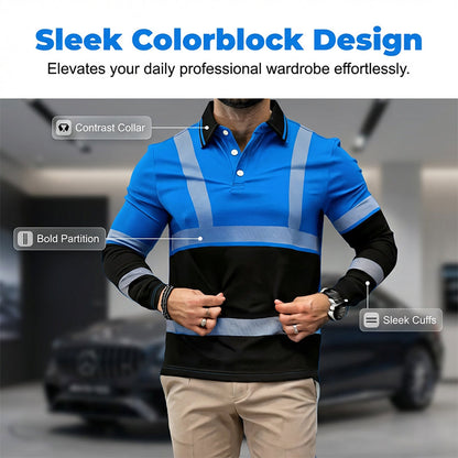 Men's Long Sleeve High-Visibility Shirt