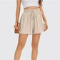 Women's High-Waisted Drawstring Shorts with Pockets