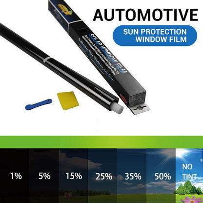 ☀️🚗 UV-blocking window film – cuts heat, easy install, 99% protection!