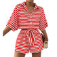 Chic Striped 2-Piece Summer Set