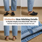 Stretch Comfort Curved Denim Pants
