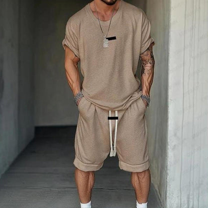 Men's Casual T-Shirt & Shorts Set