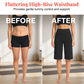 Women's High-Waist Shorts with Pockets