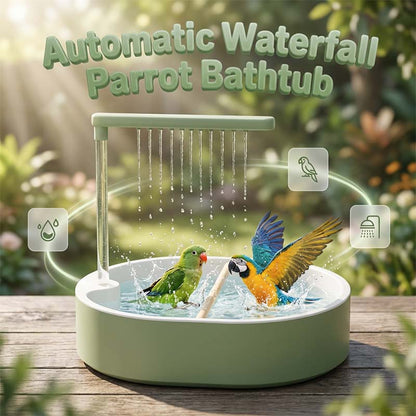 🐦 LIMITED-TIME 50% OFF! 🚿 Electric Bird Bath with Rain Shower & Perch – Safe, Quiet Pump for Happy Birds 🛀