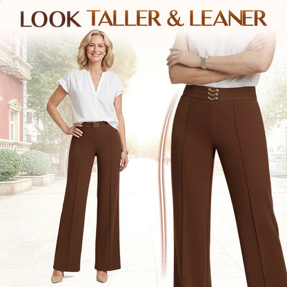 🎁New arrival 50% OFF💥Women's High-Waist Wide-Leg Trousers
