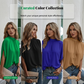 Women's Elegant Mock Neck Top