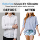 Women's Casual Striped Button Down Shirt
