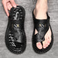 📢📢50% OFF !! ⏰Breathable Soft Leather Outdoor Sandals for Men in Plus Sizes