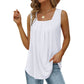 🔥Last Day Special Price £11.99!!🔥2025 Women's Square Neck Sleeveless Vest T-Shirt