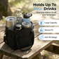 🧋 4-Cup Drink Tote with Shoulder Strap – Carry All Your Drinks, Hands-Free & Leak-Proof ☕🥤👜