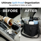 🧋 4-Cup Drink Tote with Shoulder Strap – Carry All Your Drinks, Hands-Free & Leak-Proof ☕🥤👜