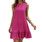 Versatile Sleeveless Summer Ruffle Dress