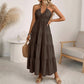 👗2026 New Arrivals 50% OFF💥💃Women's Halter Neck Backless Tiered Maxi Dress