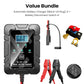 🔋⚡ Smart Battery Charger | Automatic Voltage Detection · Smart Overcharge Protection · Pulse Repair · Multiple Safety Features · LCD Display