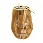 Solar Powered Rattan Lantern Light
