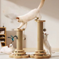 Multifunctional Cat Activity Center with Scratcher and Toys
