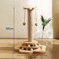 Multifunctional Cat Activity Center with Scratcher and Toys