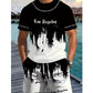 🌊 9 Super Cool Sets💥Men's Graphic Print T-Shirt & Shorts Set