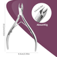 Nail clippers for paronychia, stainless steel angled nail clippers💡