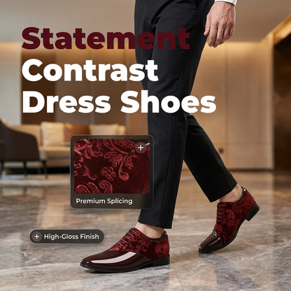 ⏰🔥LIMITED TIME 50% OFF!Statement Contrast Dress Shoes