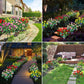 Simulation Azalea Flower Ground Stake Solar Light