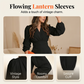 Chic Long Sleeve V-Neck Palazzo Jumpsuit