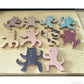 Wooden Cat Stacking Blocks Balancing Game