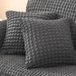 Bubble Texture Elastic Ruffled Sofa Cover