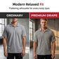 Men's Textured Jacquard Knit Shirt