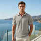 Men's Textured Jacquard Knit Shirt