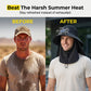 Solar-Powered Wide-Brim Shade Fan Hat