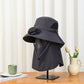 Solar-Powered Wide-Brim Shade Fan Hat