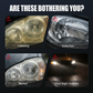 Headlight Restore Kit – Remove Yellow & Foggy Lenses in Minutes, Make Your Headlights Look Brand New + UV Protection Ceramic Coating Hydrophobic