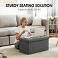 30-inch Foldable Storage Ottoman Bench
