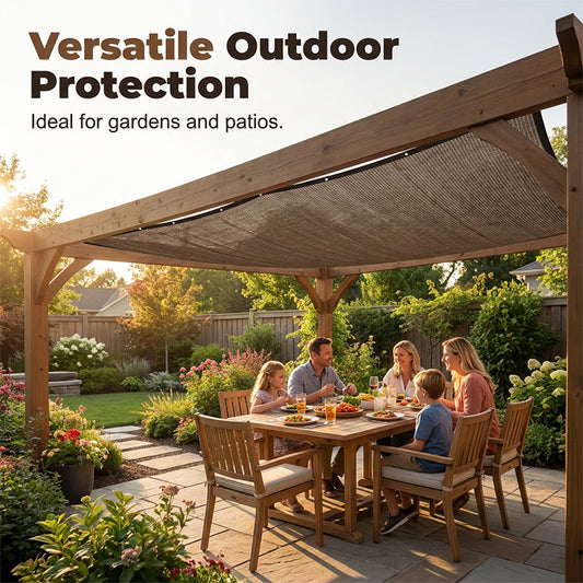 🌿 UV-resistant, breathable, cooling, high-quality woven sunshade
