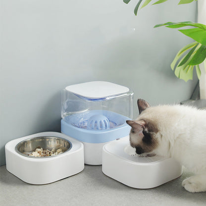 Automatic 1.8L Pet Water Dispenser 🐾💧 – Filtered, No-Spill, Non-Slip, with Detachable Bowl