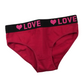 Women's Cotton Blend "LOVE" Waistband Panties