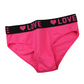 Women's Cotton Blend "LOVE" Waistband Panties