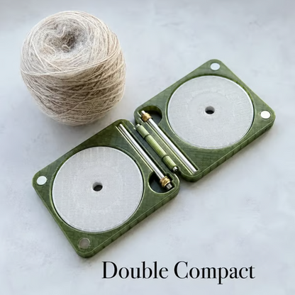 Portable Double Yarn Holder for Crochet & Knitting