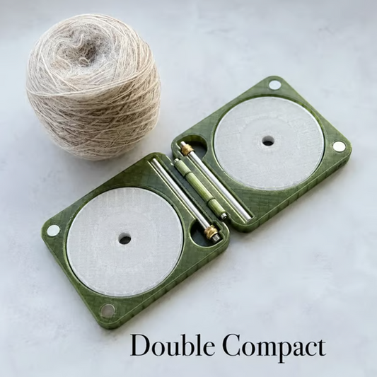 Portable Double Yarn Holder for Crochet & Knitting