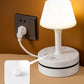 💡🔌 Bedside Lamp with USB & AC Outlets – 50% OFF! 3/4 AC, 2 USB, 1 Type-C – charge devices while you sleep. ⭐🏠